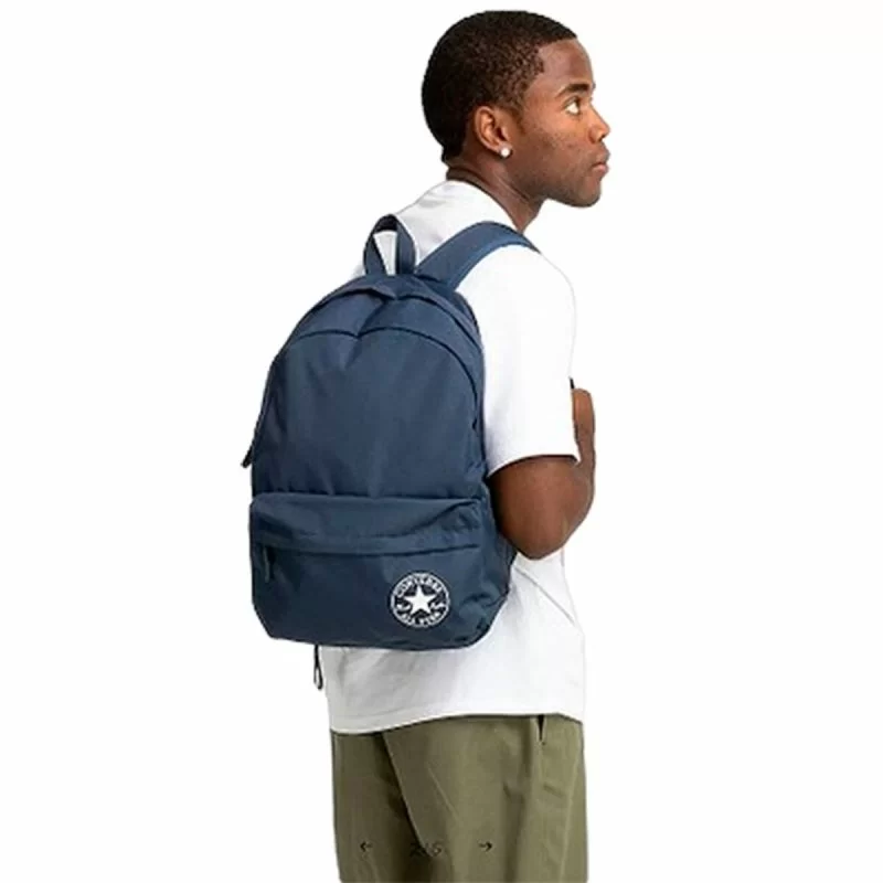 Navy blue cheap converse backpack