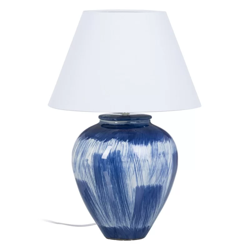 Desk lamp 41 x 41 x 76 cm Ceramic Blue