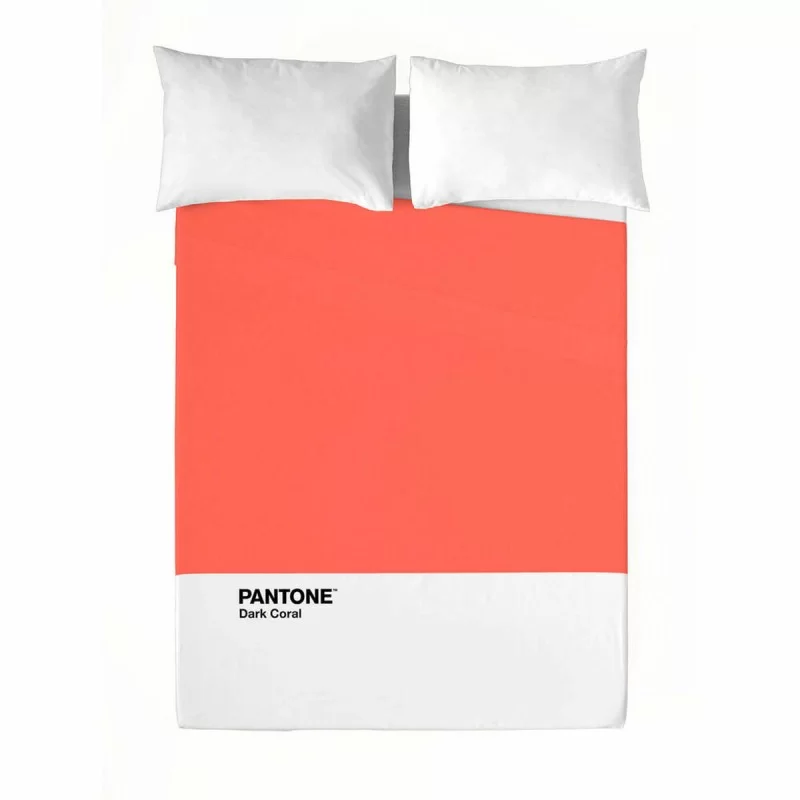 Top sheet Pantone Dark Coral 160 x 270 cm (Single)