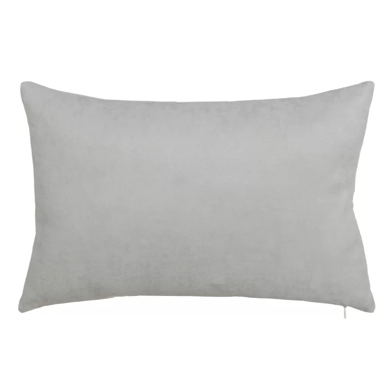 Cushion Polyester Grey 45 x 30 cm