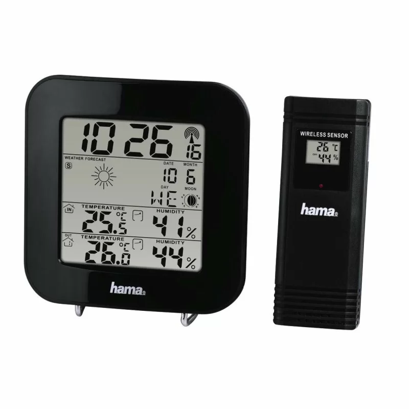 Multi-function Weather Station Hama EWS-200 Black