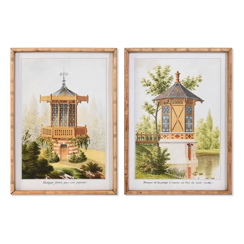 Painting DKD Home Decor Fir Crystal Oriental 50 x 3 x 70 cm 50 x 70 x 2,8 cm (2 Units)