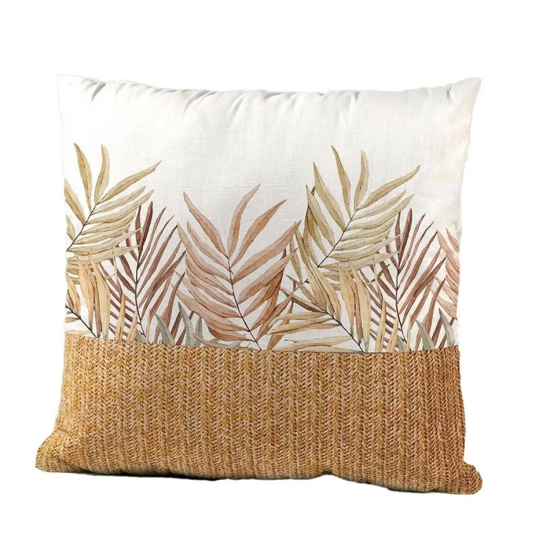 Cushion Nature craft Leaf of a plant 45 x 10 x 45 cm