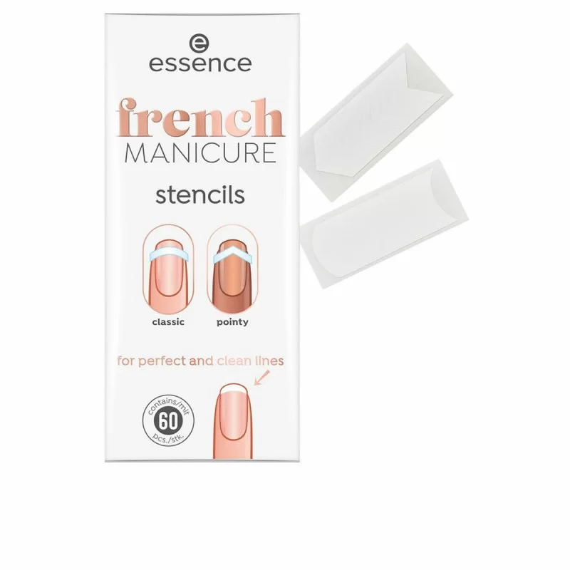 French Manicure Kit Essence Stencils 60 Pieces