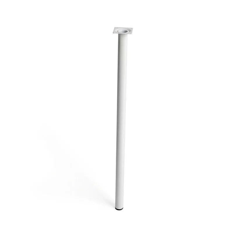 Legs Rei 401g Cylindrical Steel White Modern (Ø 3 x 70 cm)