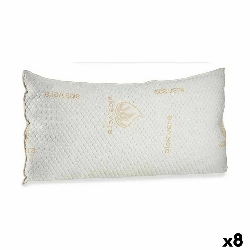 Pillow ALOE White 90 x 18 x 40 cm (8 Units)