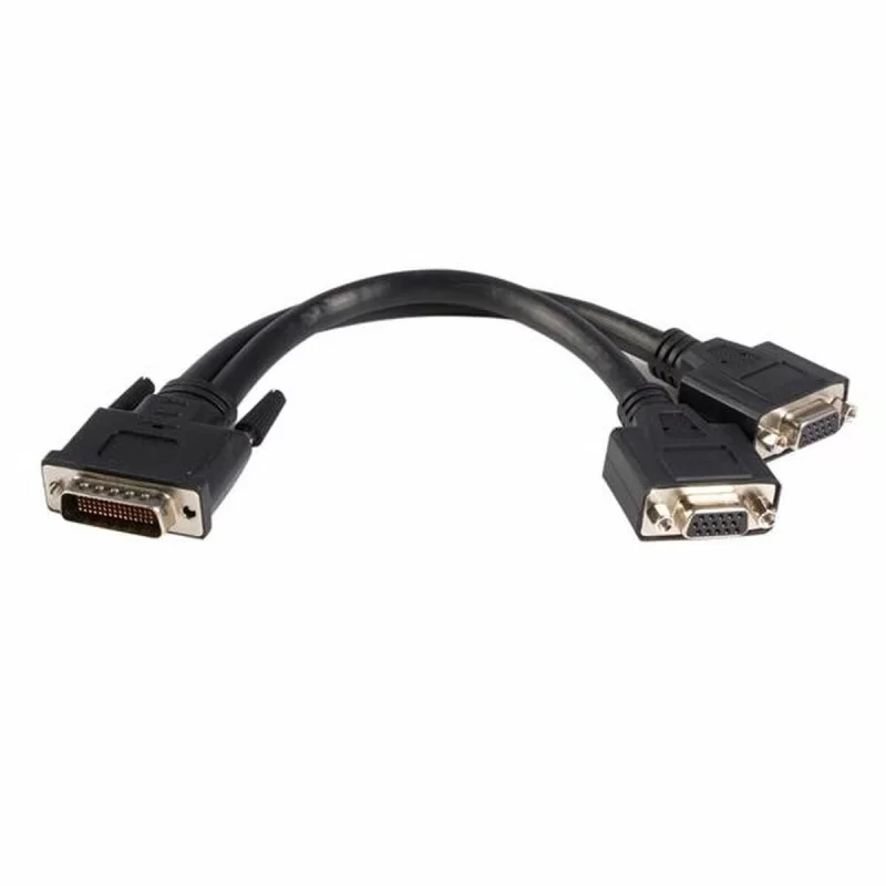 DMS-59 to VGA Cable Startech DMSVGAVGA1 Black 0,2 m