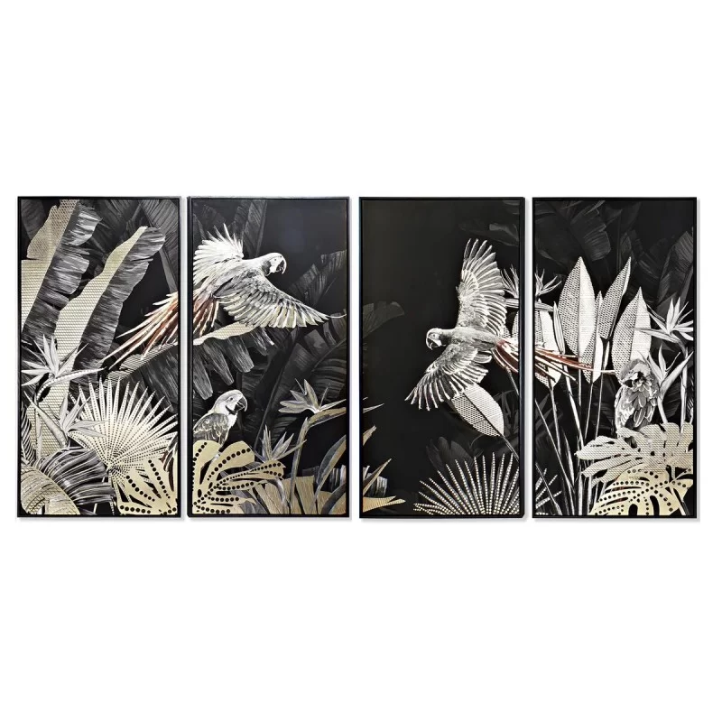 Set of 4 pictures DKD Home Decor Tropical 280 x 4 x 140 cm