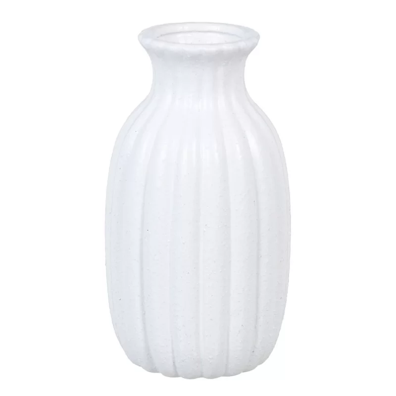 Vase 14,5 x 14,5 x 27,5 cm Ceramic White