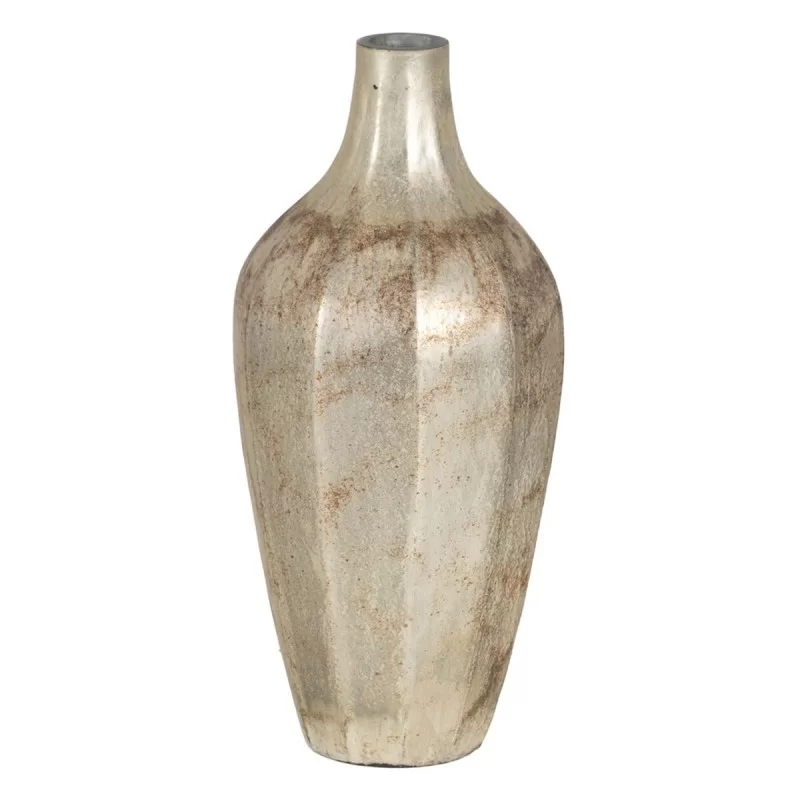 Vase White Crystal 15 x 15 x 33 cm