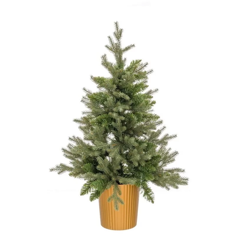 Christmas Tree Green Golden Polyethylene 58 x 58 x 90 cm