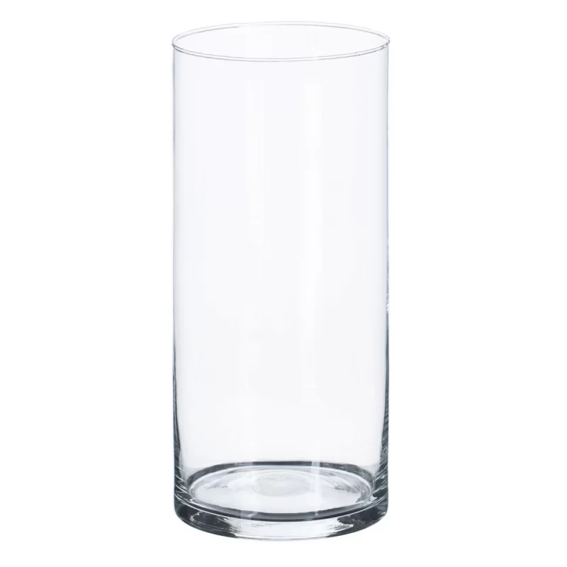 Vase Crystal Transparent 12 x 12 x 30 cm