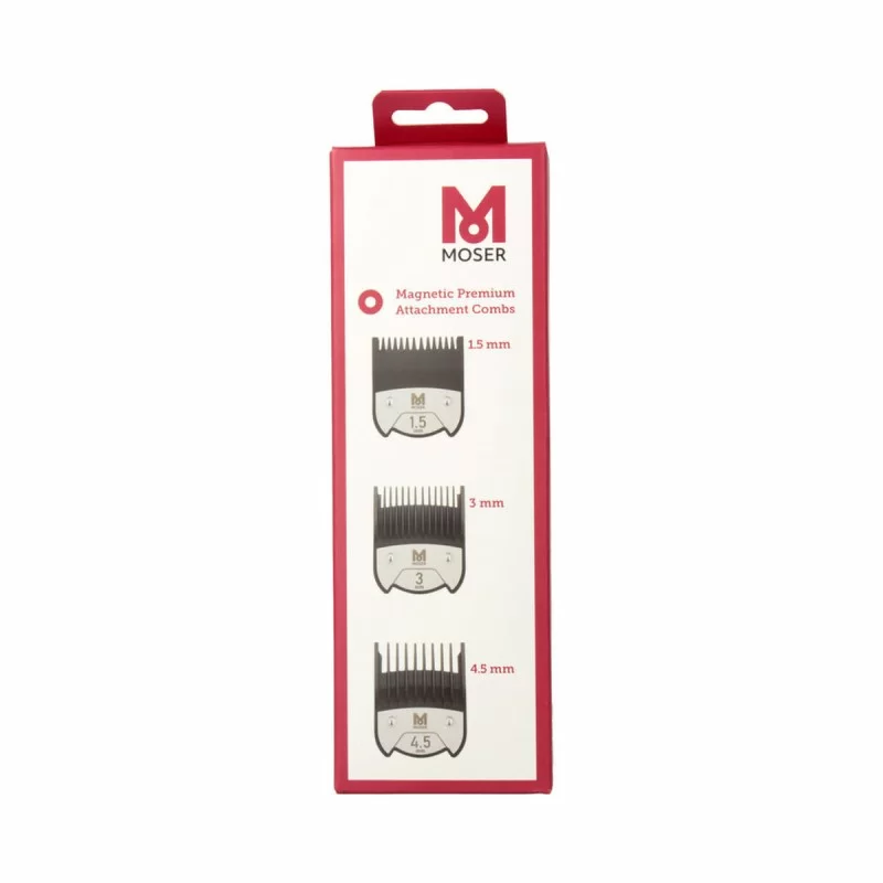 Set of combs/brushes Wahl Moser Pack Peines (1.5/3/4.5 MM)