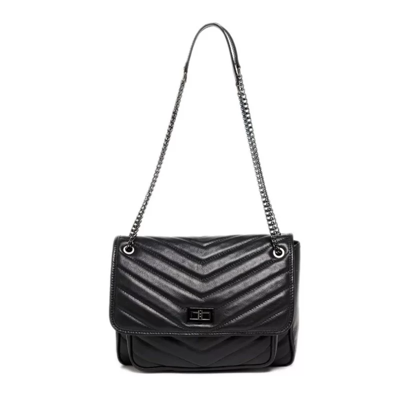 Women's Handbag Maison Heritage MINI-TAMI-NOIR Black 20 x 17 x 8 cm