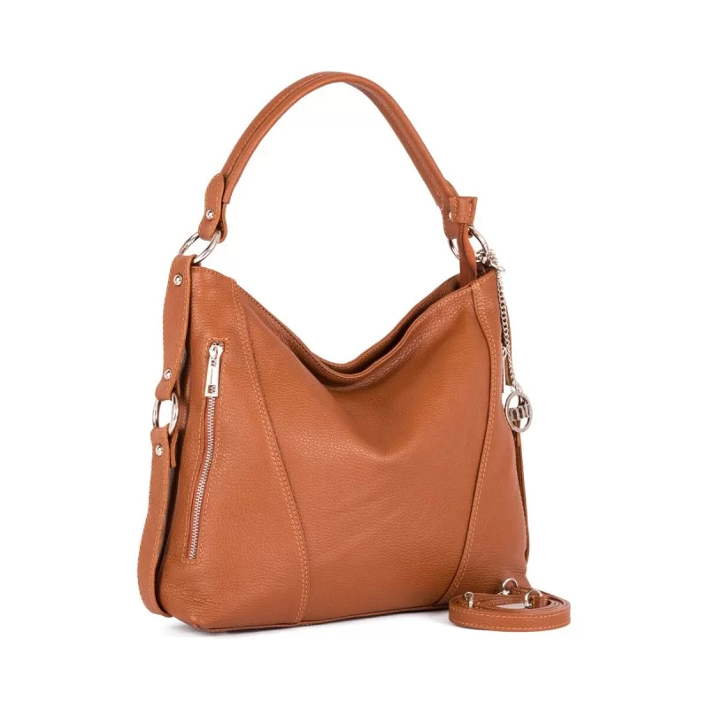 Women's Handbag Mia Tomazzi WB113036-COGNAC Brown (33 x 27 x 8,5 cm)