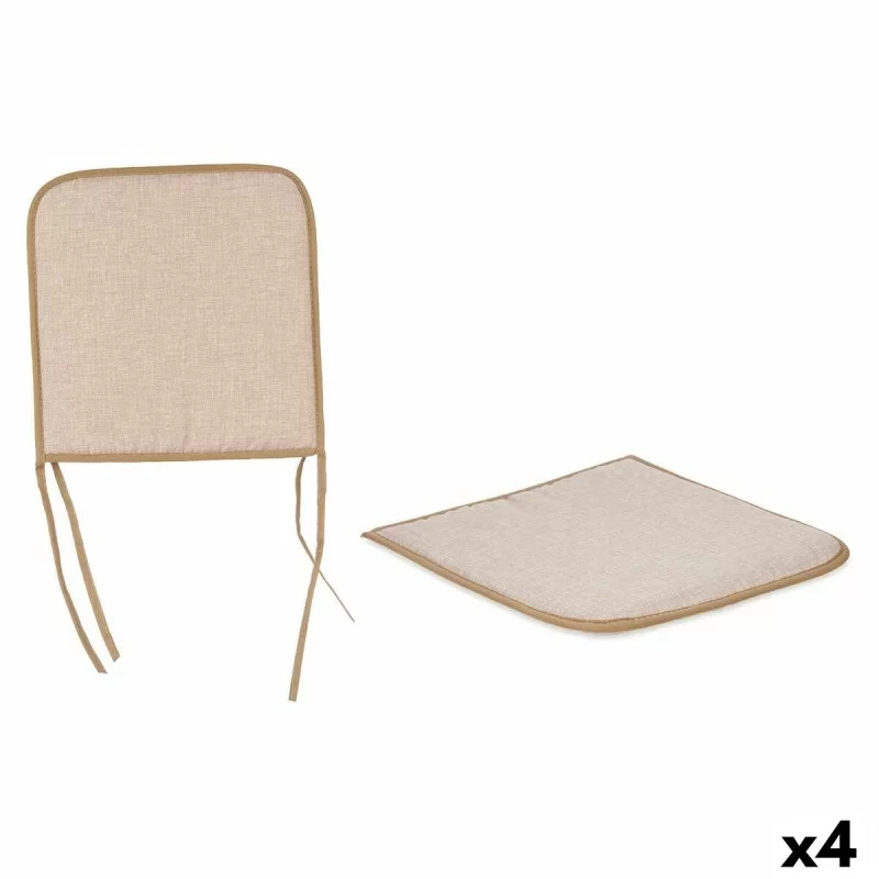 Chair cushion 38 x 2,5 x 38 cm (4 Units)