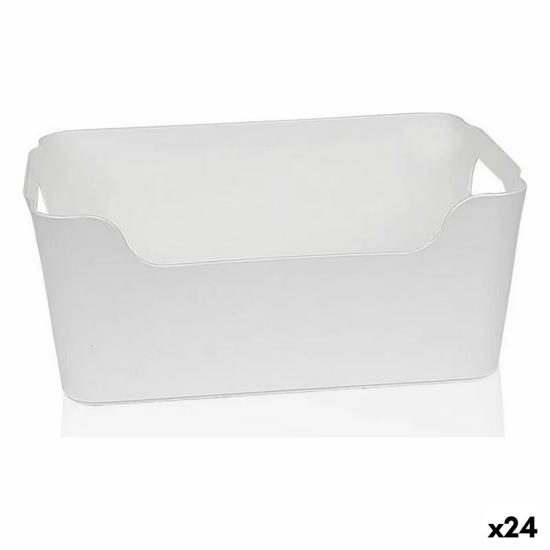 Multi-use Box Dem White 19 x 14 x 8 cm (24 Units)