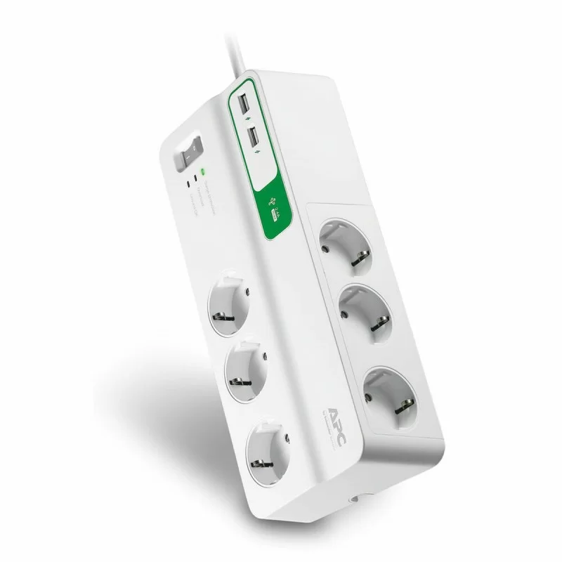 Power Socket - 6 Sockets with Switch APC PM6U-GR White 2300 W