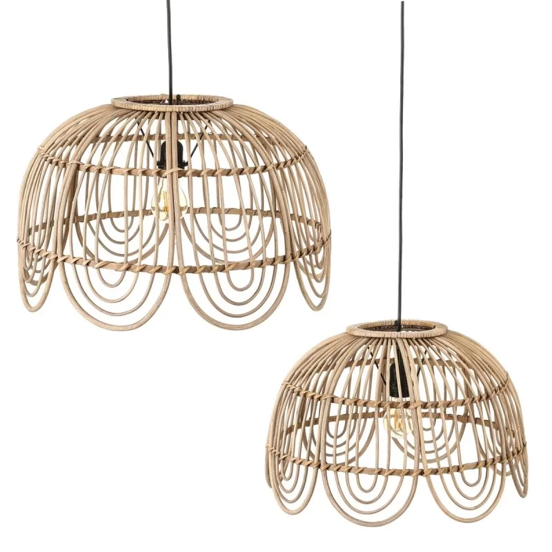 Ceiling Light SEMANA 49 x 49 x 33 cm Natural (2 Units)