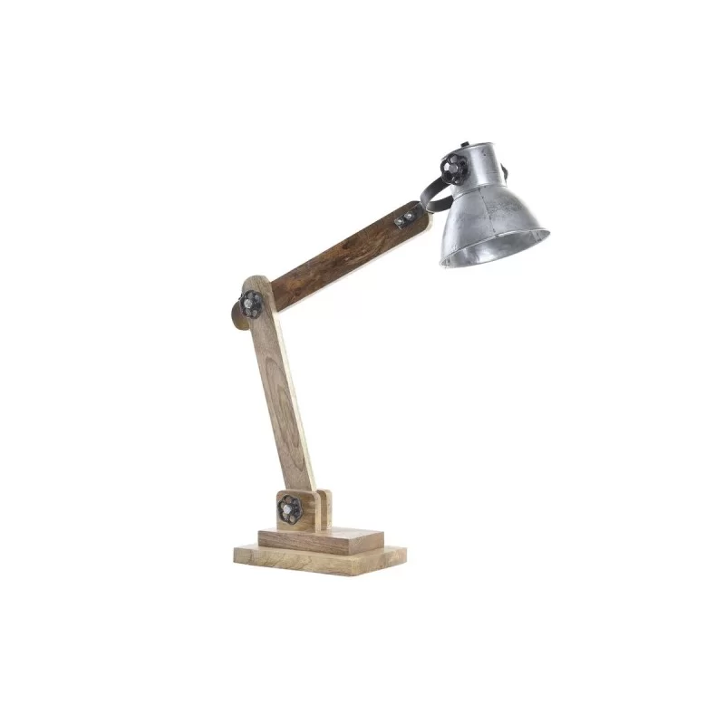 Desk lamp DKD Home Decor Silver Brown 220 V 50 W (50 x 15 x 65 cm)