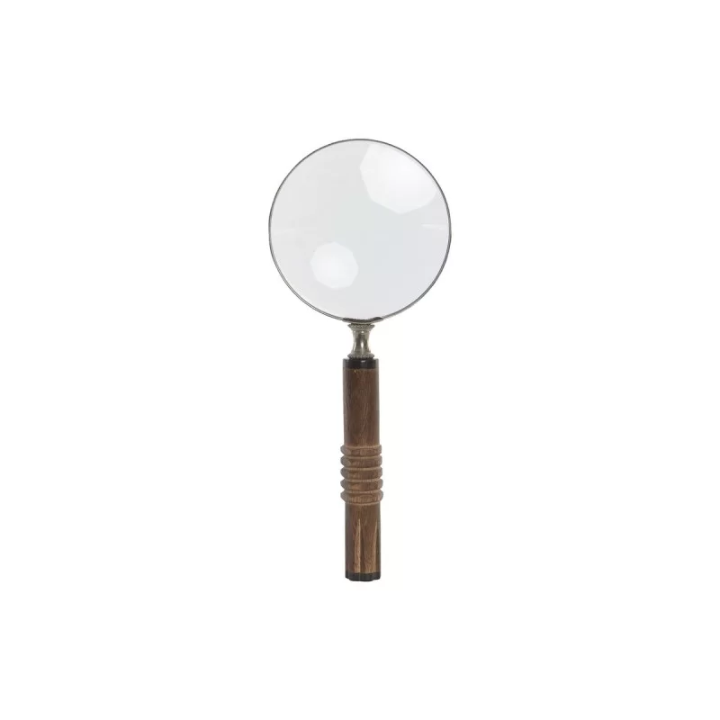 Decorative Figure DKD Home Decor Magnifying glass 10 x 2,5 x 24,5 cm Brown Colonial