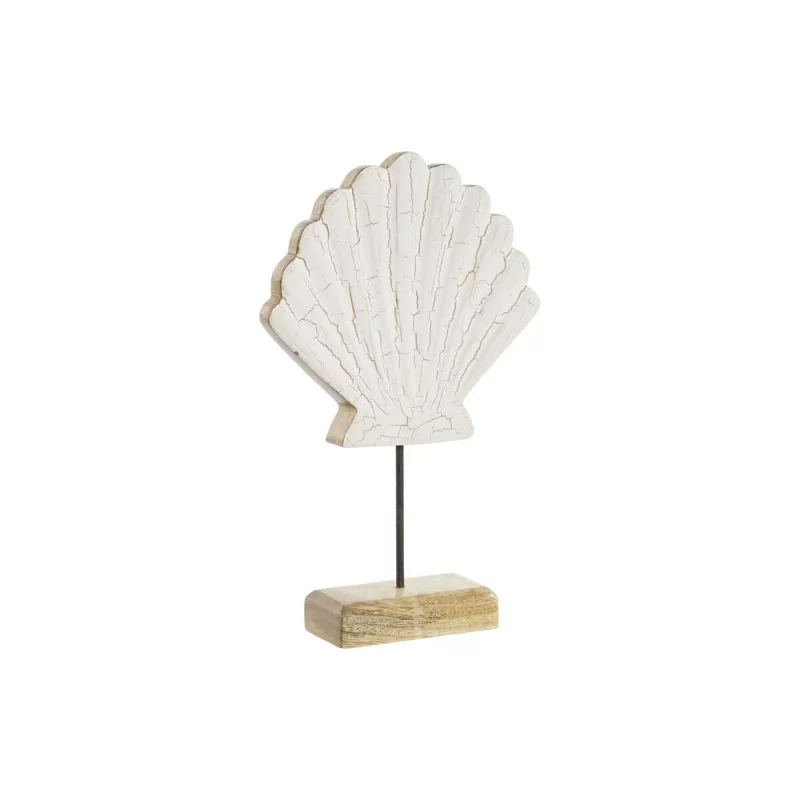 Decorative Figure Home ESPRIT White Natural Shell Mediterranean 18 x 5 x 28 cm
