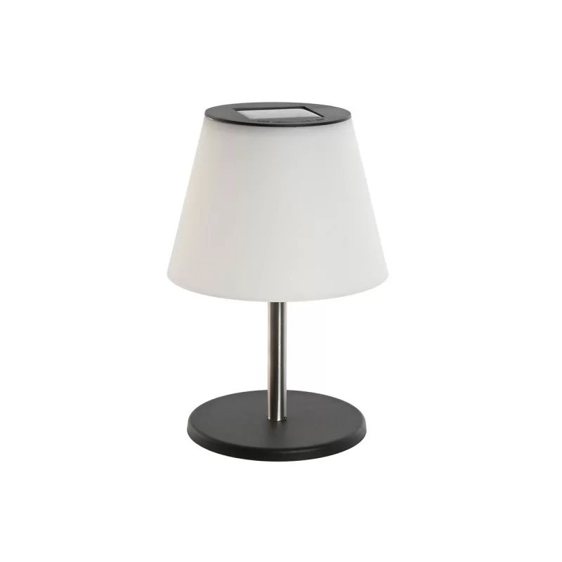 Desk lamp Home ESPRIT White Black PVC Stainless steel Aluminium 18 x 18 x 26,5 cm