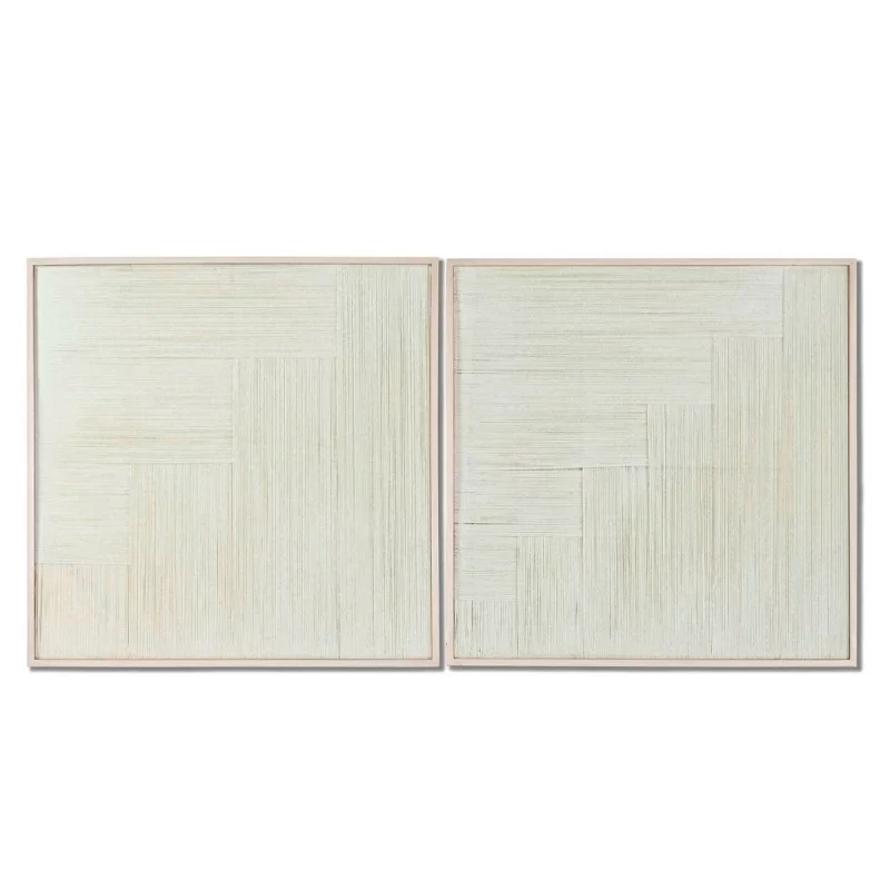 Canvas Home ESPRIT Modern 80 x 3 x 80 cm (2 Units)