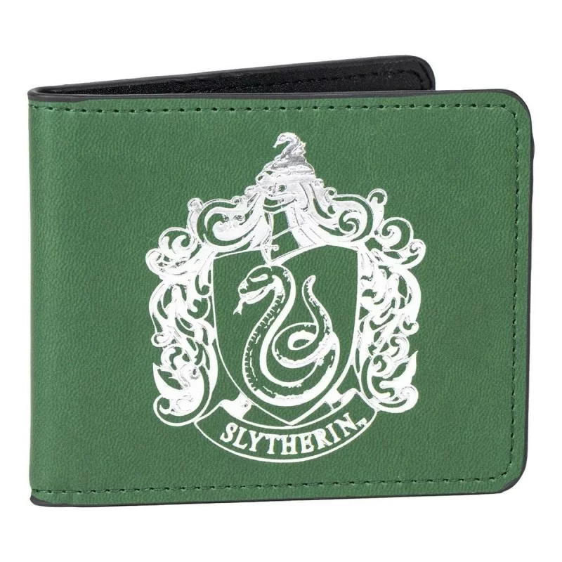 Men's Wallet Harry Potter Green 10,5 x 8,5 x 1 cm