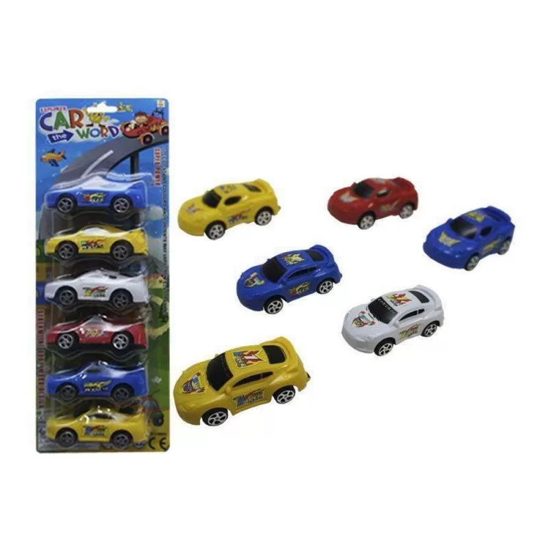Set of cars Car The Word 6 Pieces