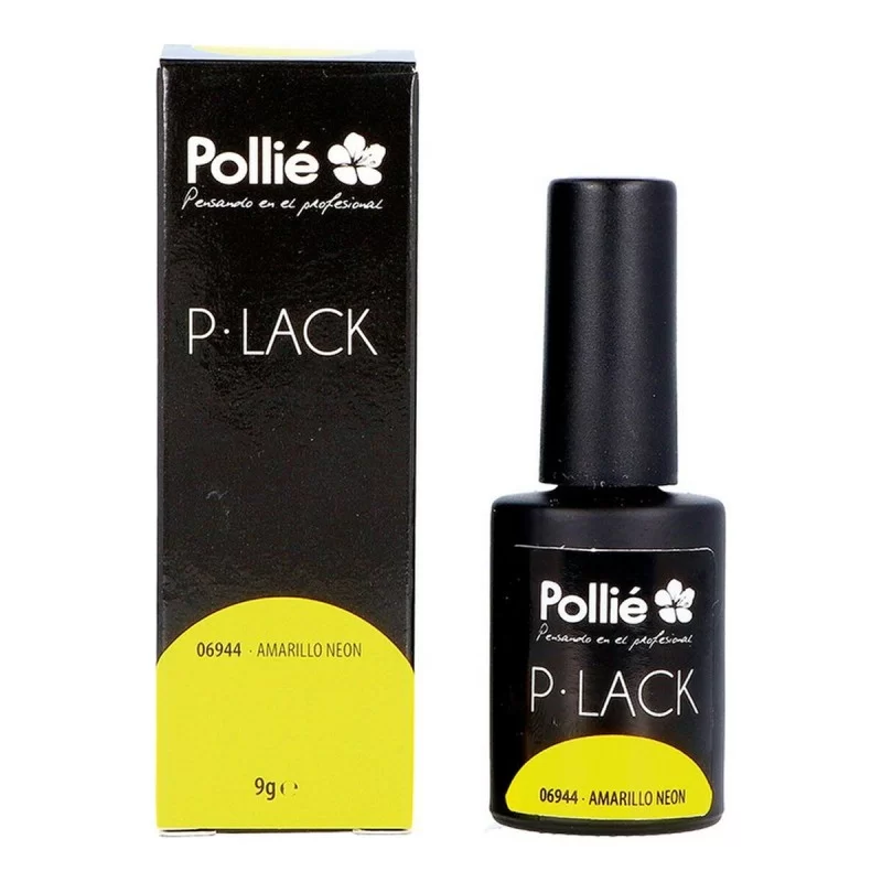 Nail polish P-Lack Eurostil AMARILLO NEON Yellow Neon (9 gr)