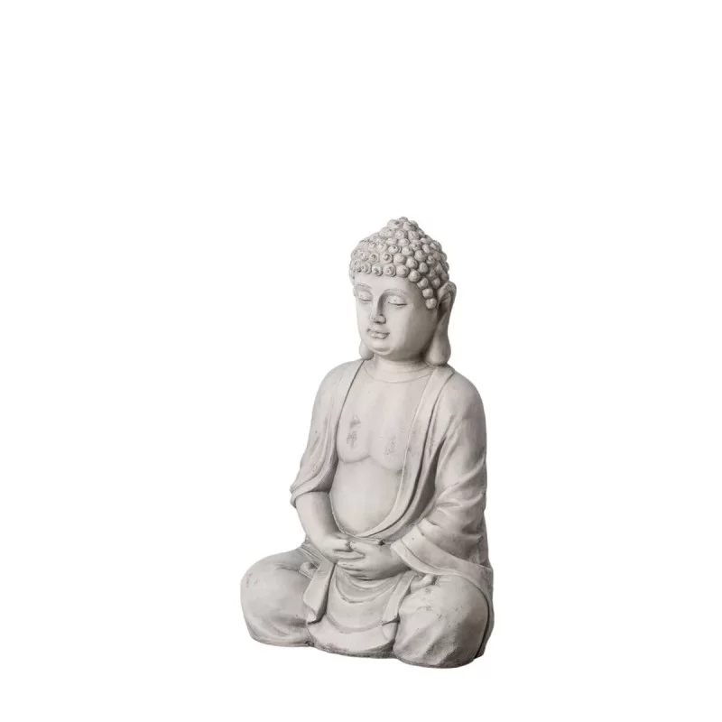 Sculpture Buddha Grey Ethnic 44,5 x 28 x 70,5 cm