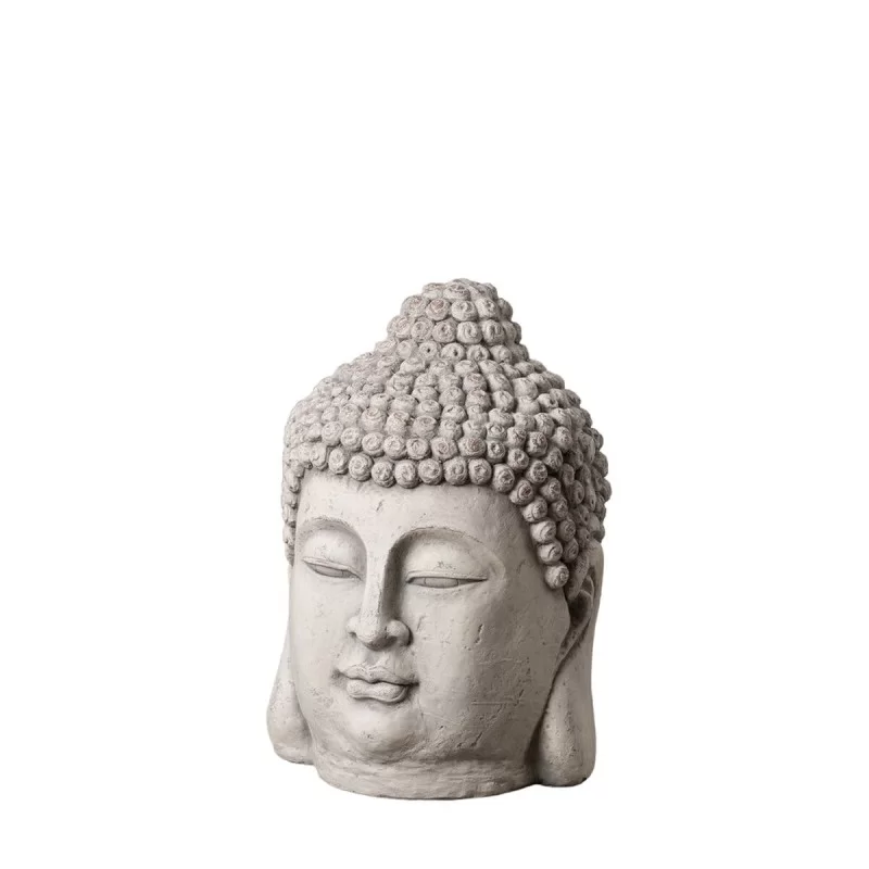Sculpture Buddha Grey Ethnic 45,5 x 45,5 x 64 cm