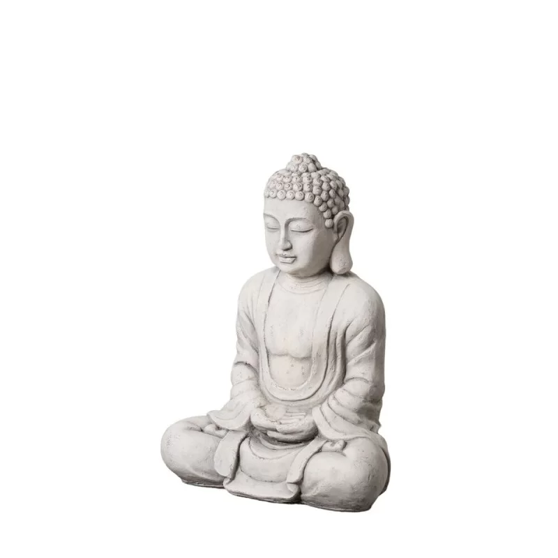 Sculpture Buddha Grey Ethnic 44 x 27 x 58 cm