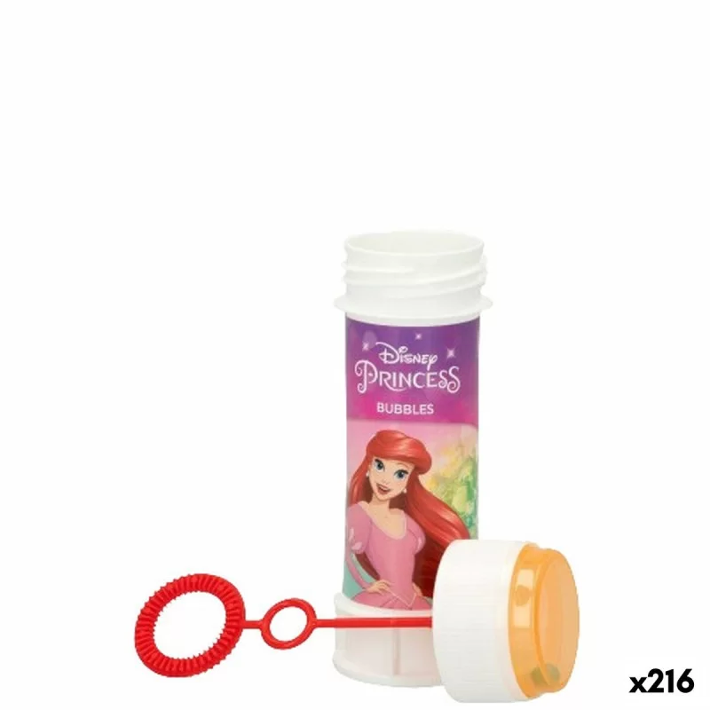 Bubble blower Princesses Disney 60 ml 3,8 x 11,5 x 3,8 cm (216 Units)