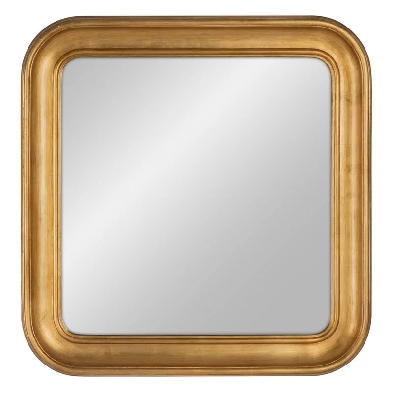 Wall mirror Golden Crystal Pine 80 x 80 cm