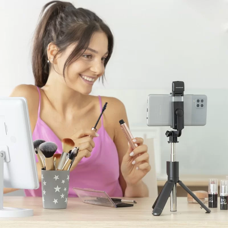 Extendable Tripod for Mobile Phone with LED and Remote Tridiex InnovaGoods