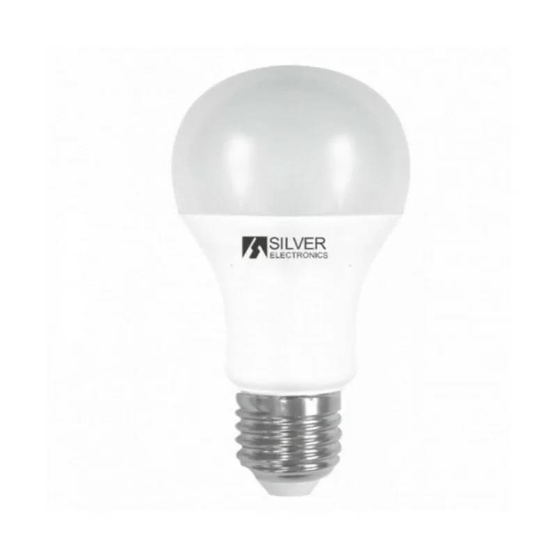 Spherical LED Light Bulb Silver Electronics 981527 E27 15W