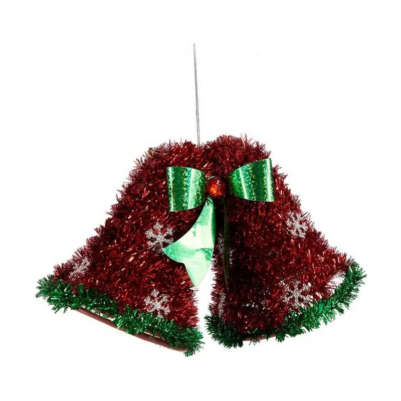 Christmas bauble Hoods 13,5 x 10 x 21 cm Red White Green