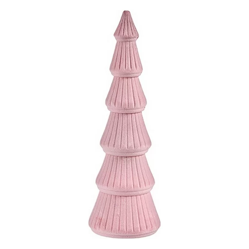 Christmas Tree 12 x 34,5 x 12 cm Pink Wood