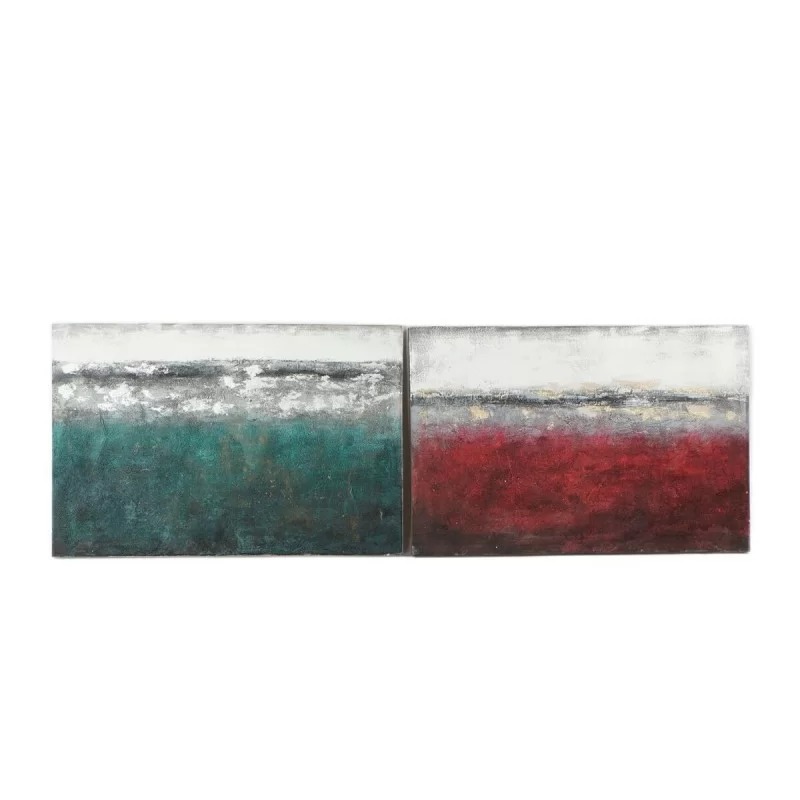 Painting DKD Home Decor 120 x 3,5 x 80 cm Abstract Modern (2 Units)