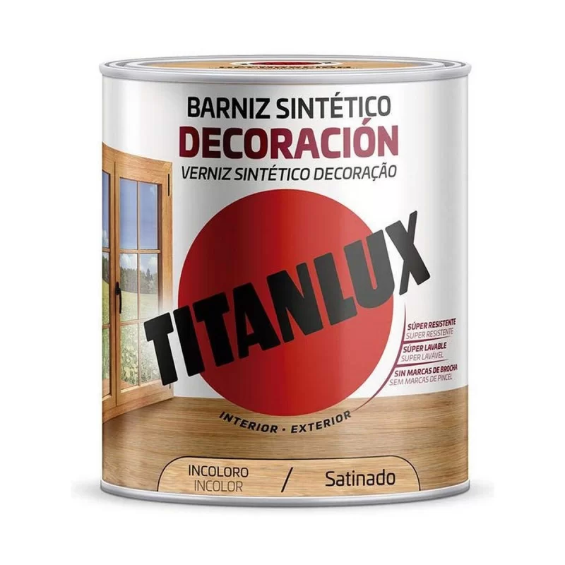 Synthetic varnish Titanlux m11100014 250 ml Colourless Satin finish
