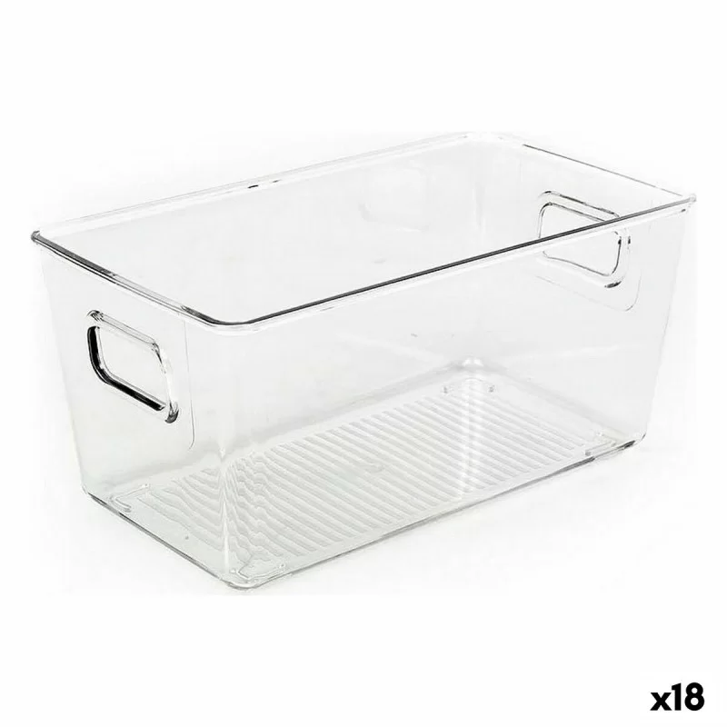 Multi-use Box Dem Transparent 23,5 x 13,3 x 11,5 cm (18 Units)