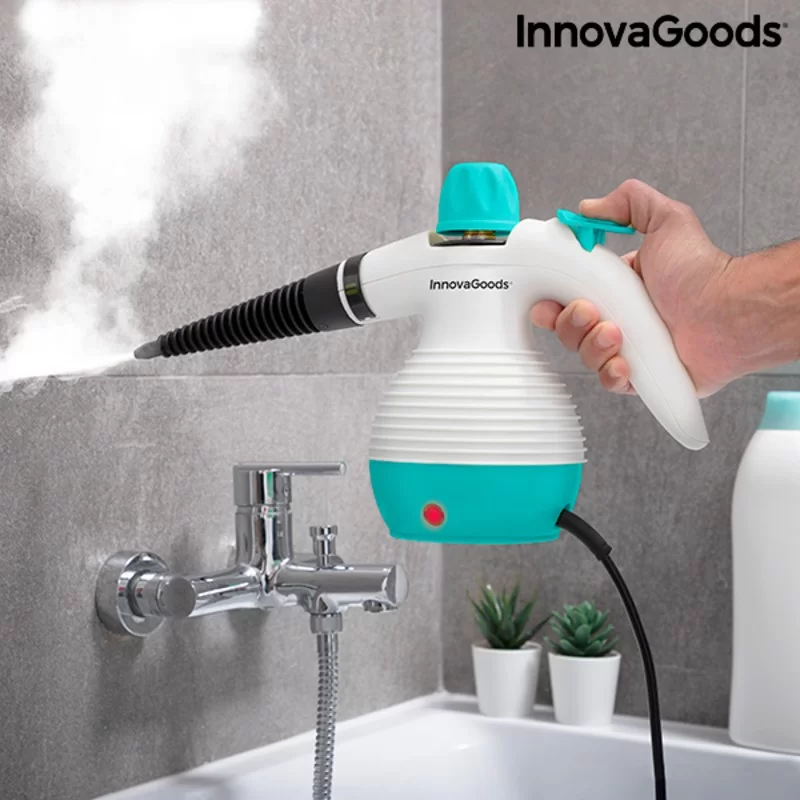 Multi-purpose, 9-in-1 Hand-held Steamer with Accessories InnovaGoods Steany 0,35 L 3 Bar 1000W Electric 1000 W (Refurbished B)