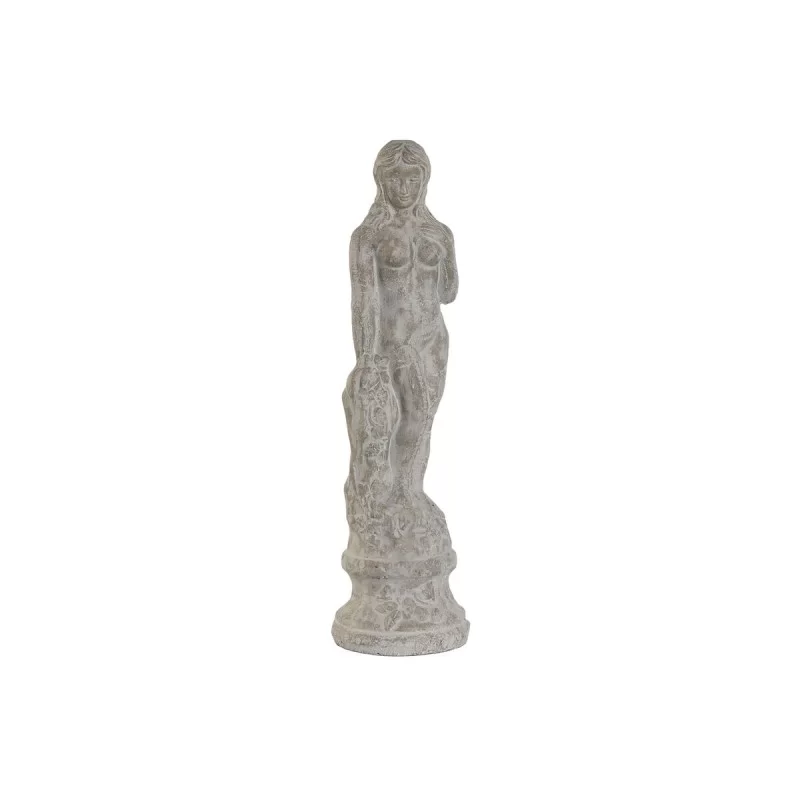 Decorative Figure Home ESPRIT Grey Lady Romantic Aged finish 17 x 17 x 61 cm