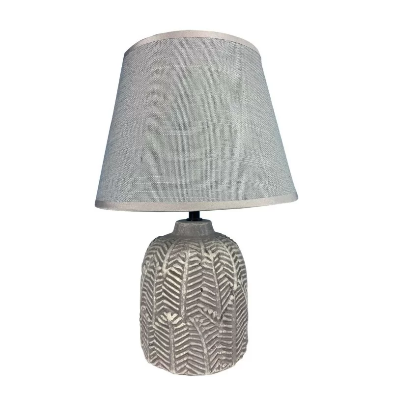 Desk lamp Versa Ceramic Textile (22,5 x 33 x 12,5 cm)