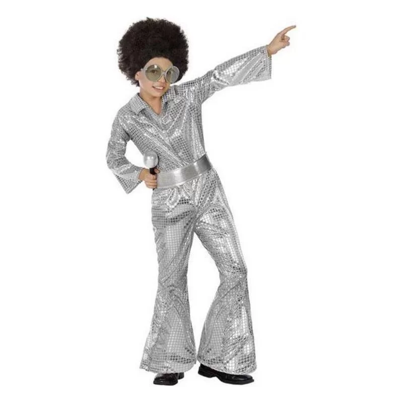 Costume for Children Disco Silver