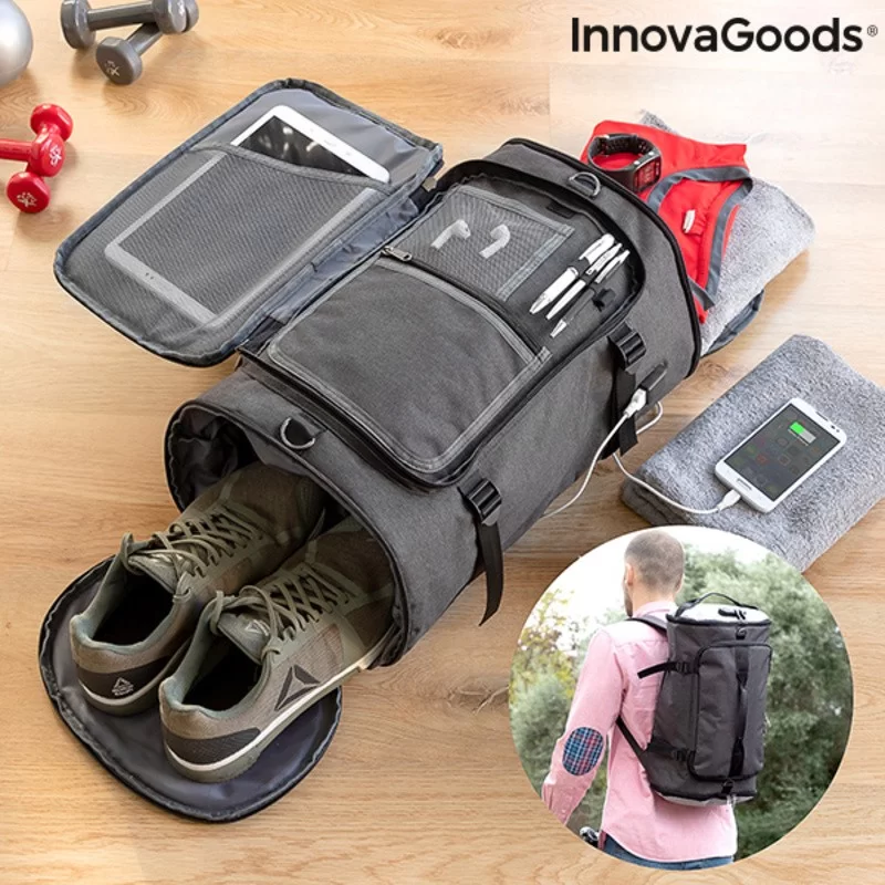 Padlocked Anti-Theft Sports Backpack Dofeel InnovaGoods