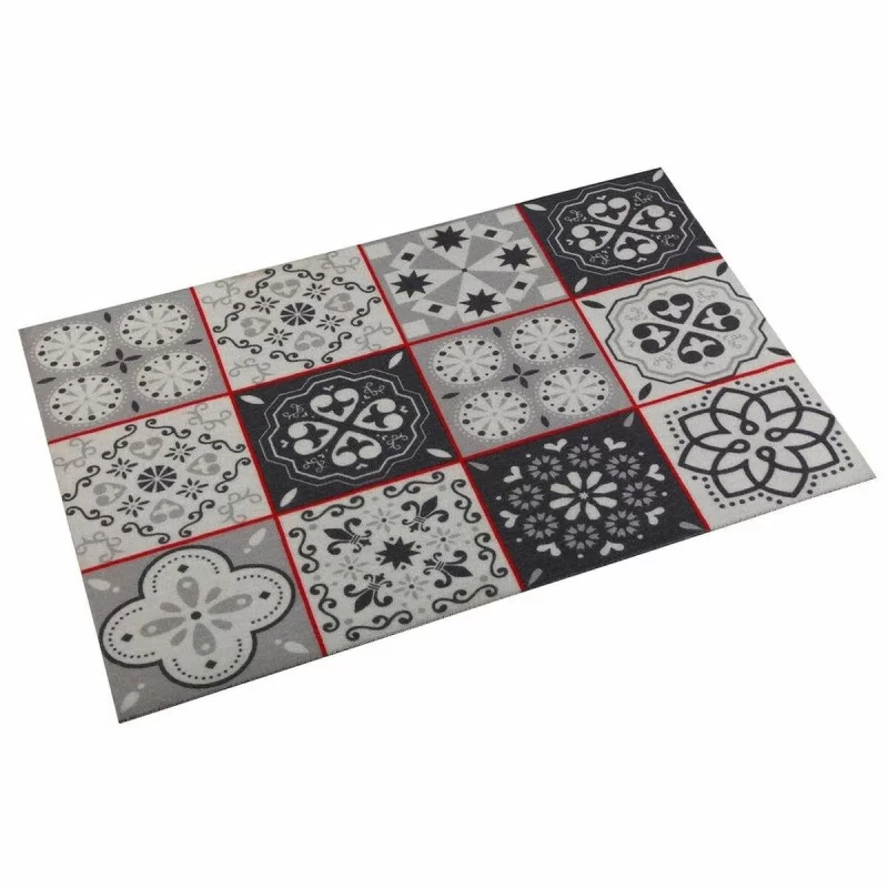 Mouse Mat Versa Mosaic Grey Kitchen Polyester (50 x 2 x 80 cm)