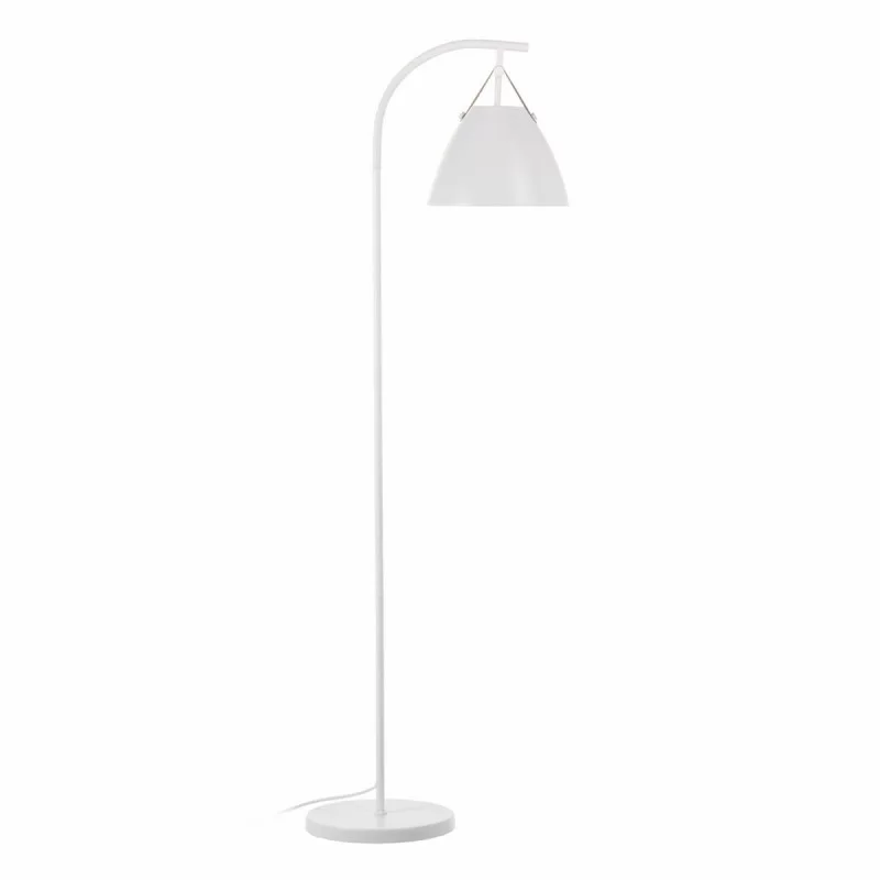 Floor Lamp 26 x 26 x 146 cm Metal White
